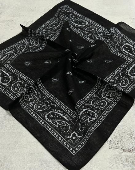 bandana pamuklu siyah