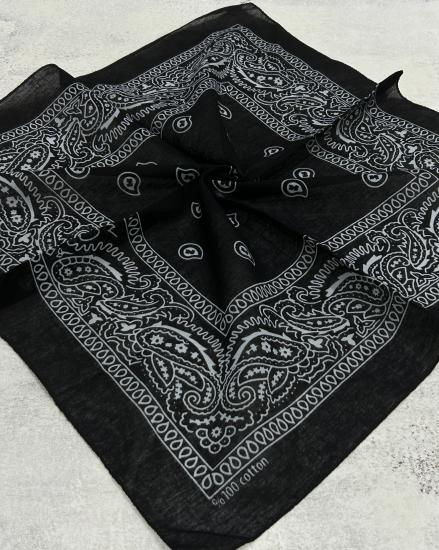 bandana pamuklu siyah